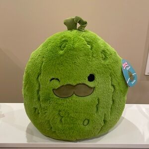NWT 12” Charles the Pickle FUZZAMALLOW Squishmallow